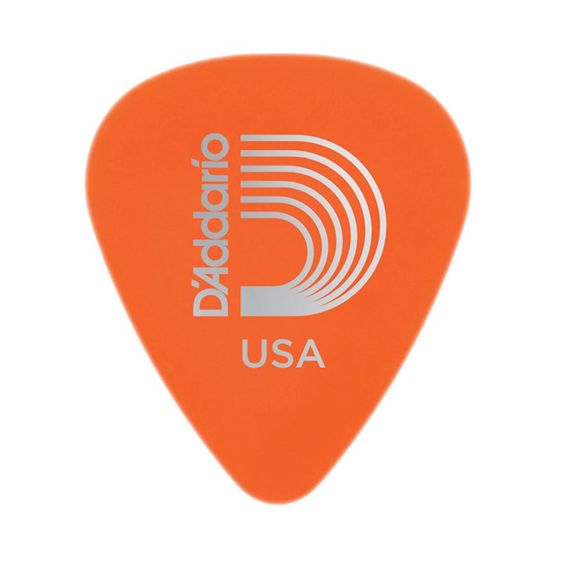 D'addario Planet Waves 1DOR2 Duralin Standard Guitar Picks Light 0.60mm Orange